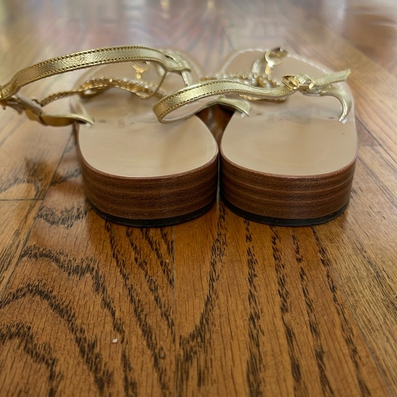 Vero cuoio sandals with diamond crystals size 7 EUC - Picture 2 of 5